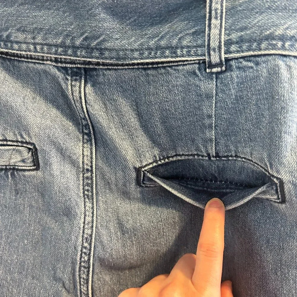 Boden Bude Pants Womens Size 10 Regular Light Vintage Jeans High Rise Trouser - Picture 7 of 10